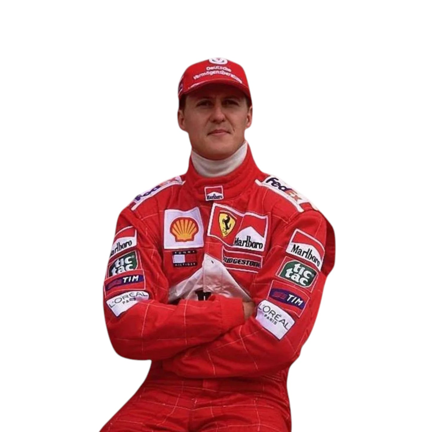 Michael Schumacher 2002 Ferrari F1 Racing Suit - Barirah Racewear image 2