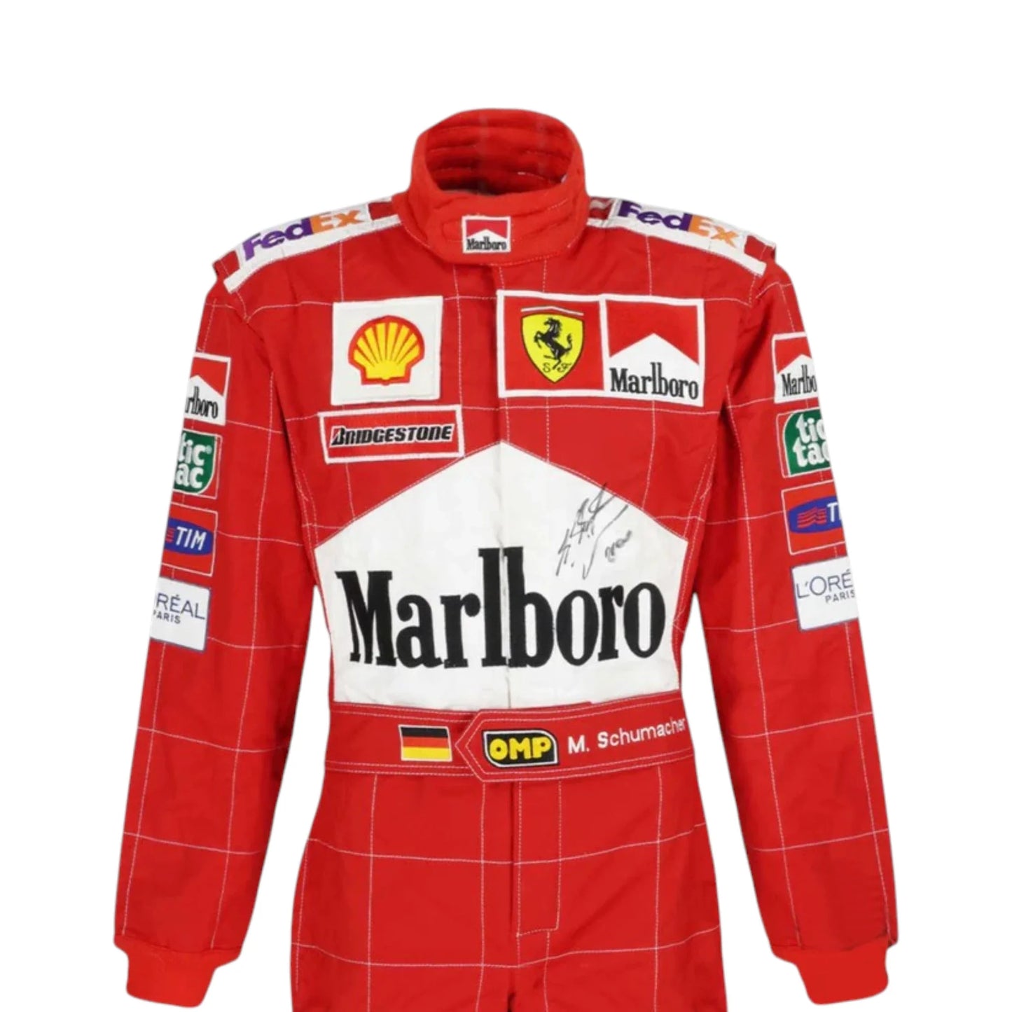 Michael Schumacher 2002 Ferrari F1 Racing Suit - Barirah Racewear image 3