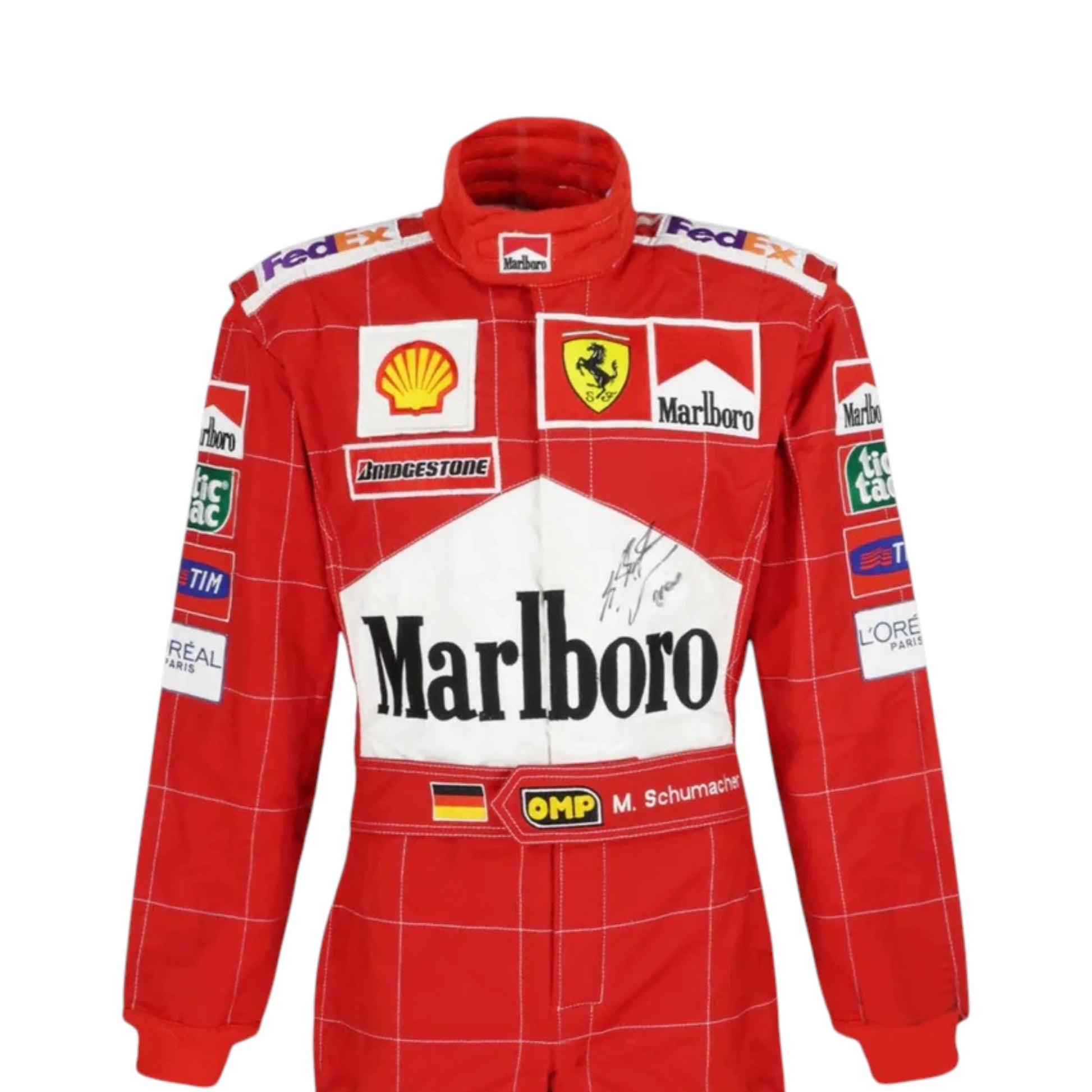 Michael Schumacher 2002 Ferrari F1 Racing Suit - Barirah Racewear image 3