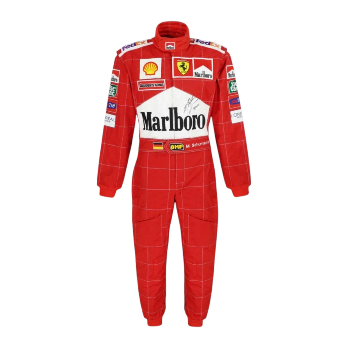 Michael Schumacher 2004 Ferrari F1 Racing Suit - Barirah Racewear image 1