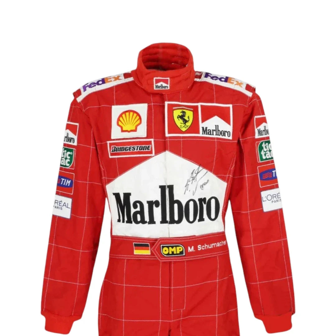 Michael Schumacher 2004 Ferrari F1 Racing Suit - Barirah Racewear image 2