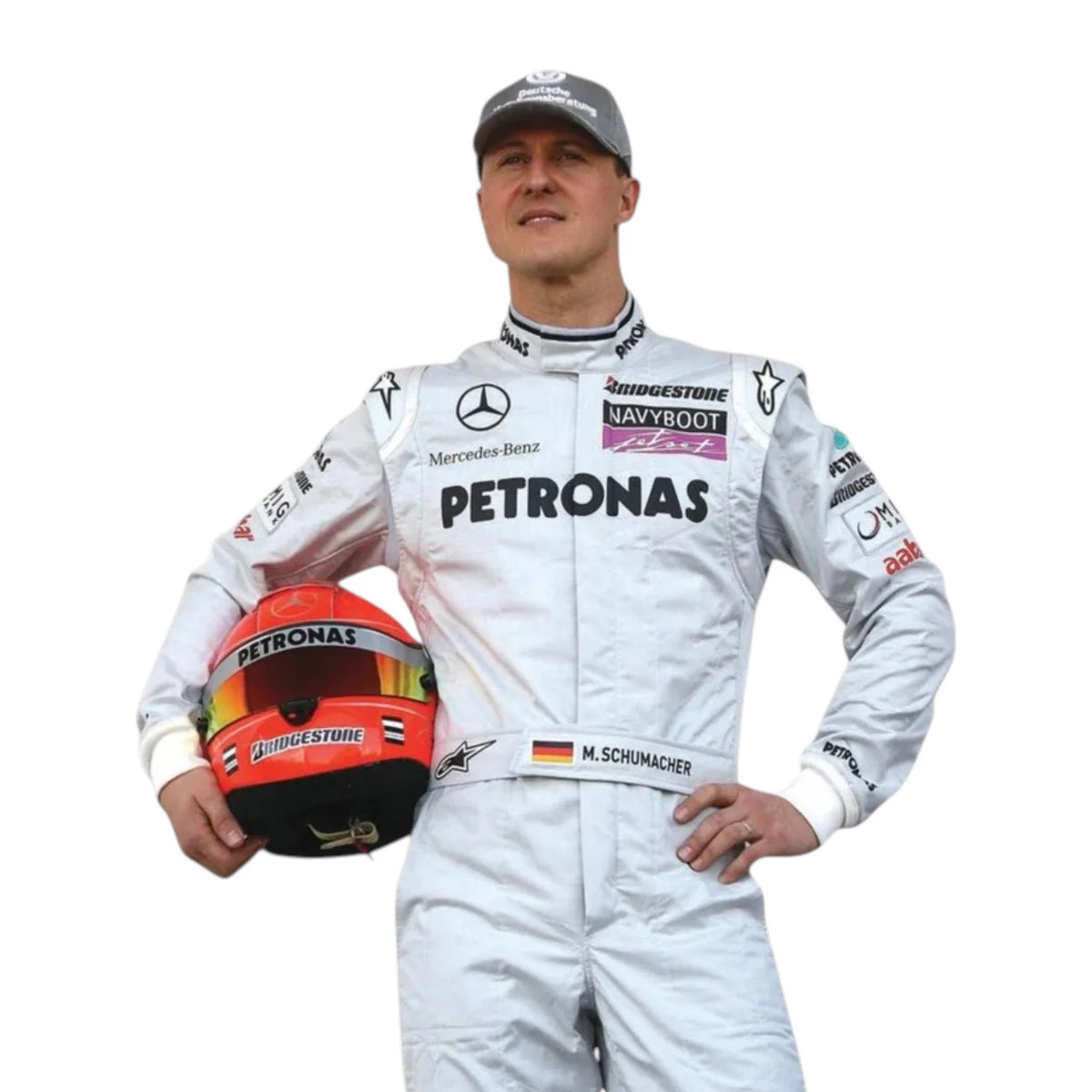 Michael Schumacher 2010 Mercedes-AMG Petronas F1 Racing Suit - Barirah Racewear image 6