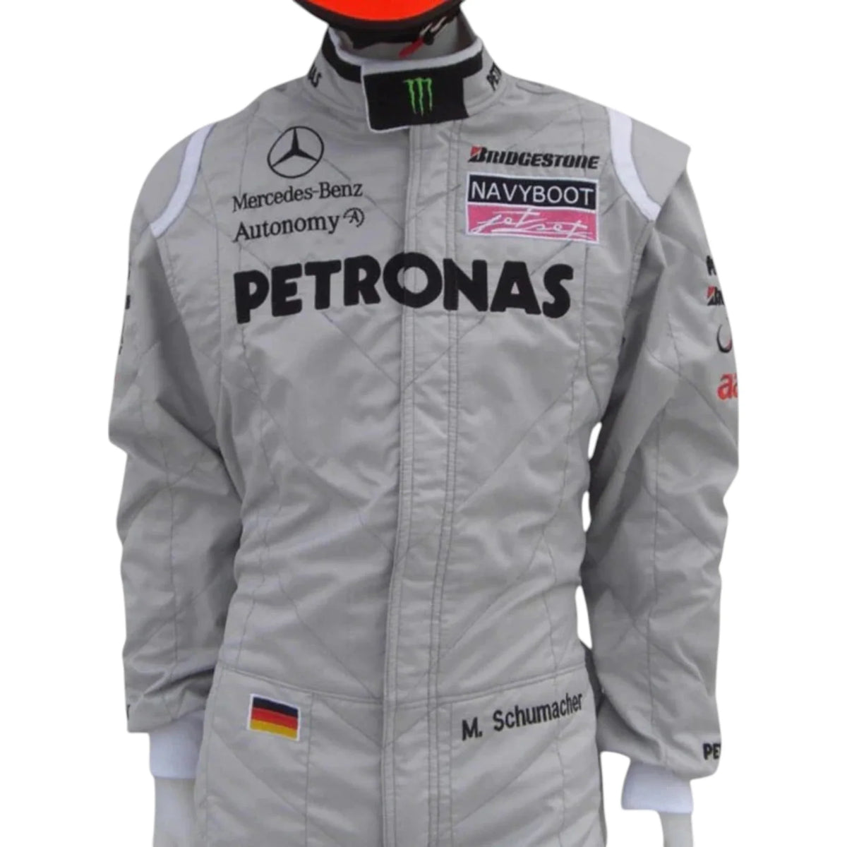 Michael Schumacher 2010 Mercedes-AMG Petronas F1 Racing Suit - Barirah Racewear image 8