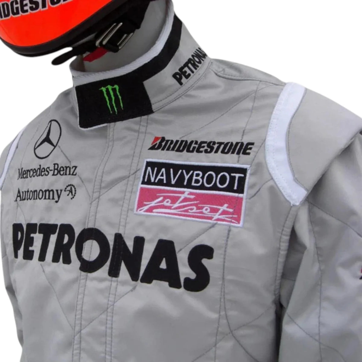 Michael Schumacher 2010 Mercedes-AMG Petronas F1 Racing Suit - Barirah Racewear image 9