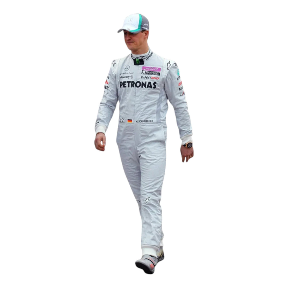 Michael Schumacher 2011 Mercedes-AMG Petronas F1 Racing Suit - Barirah Racewear image 1