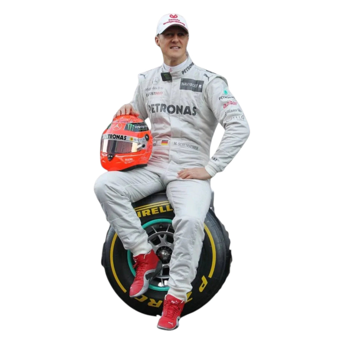 Michael Schumacher 2012 Mercedes-AMG Petronas F1 Racing Suit - Barirah Racewear image 2