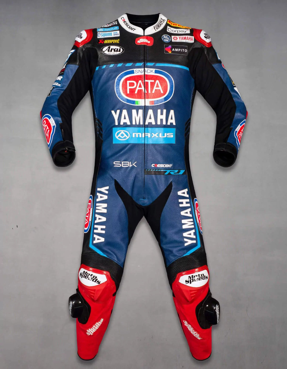 Pata Yamaha WorldSBK Racing Leather Suit - Replica Motorcycle
