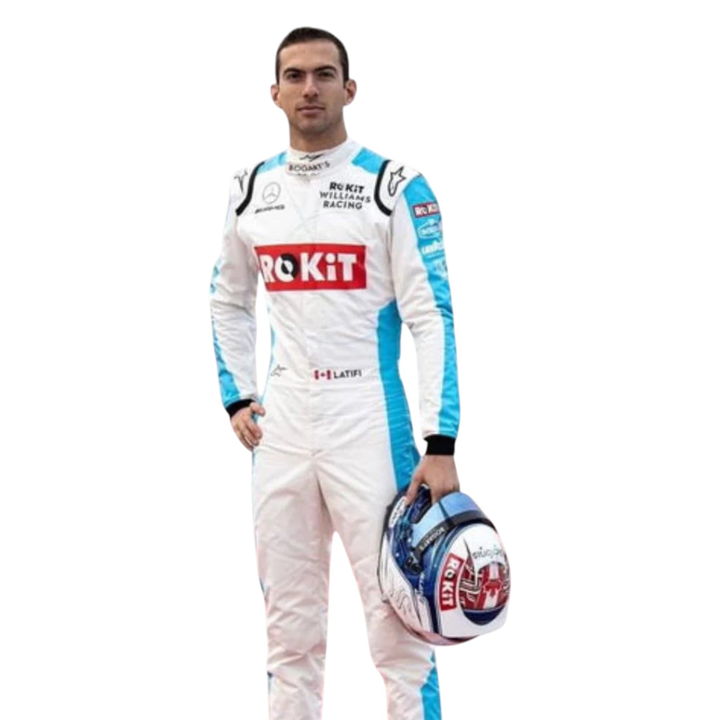 Nicholas Latifi 2020 Williams F1 Race Suit - Barirah Racewear image 1