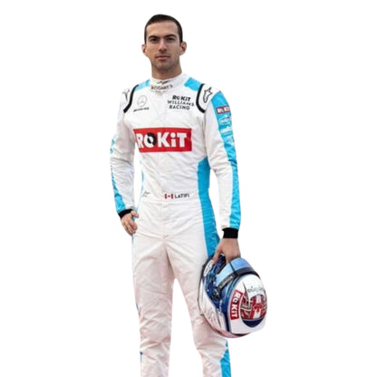 Nicholas Latifi 2020 Williams F1 Race Suit - Barirah Racewear image 1
