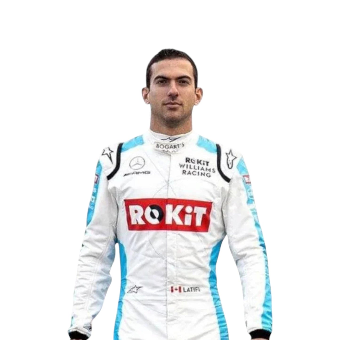 Nicholas Latifi 2020 Williams F1 Race Suit - Barirah Racewear image 2