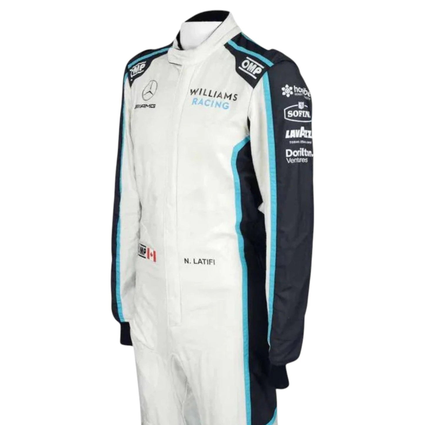 Nicholas Latifi 2021 Williams F1 Race Suit - Barirah Racewear image 2