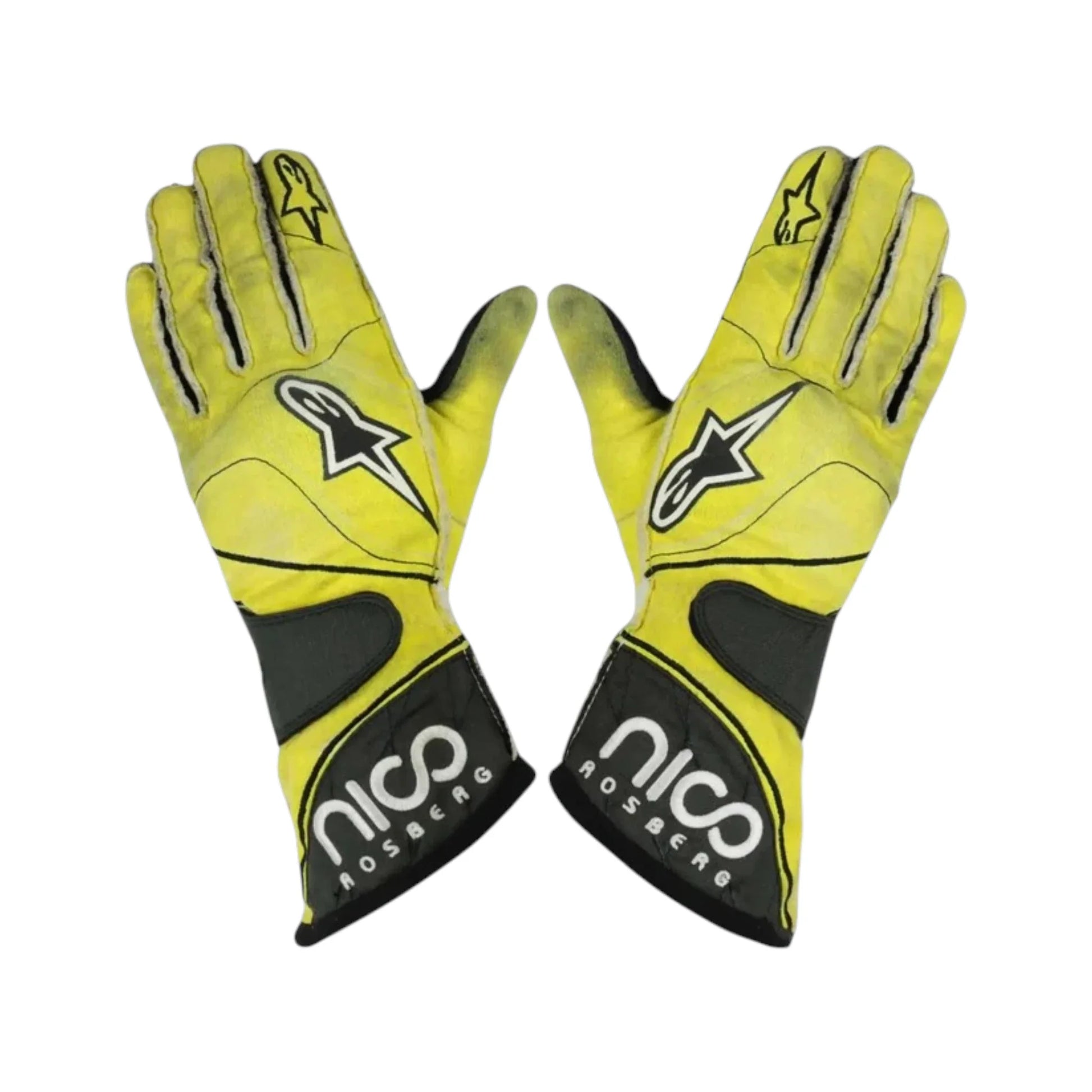 Nico Rosberg 2011 Mercedes-AMG Petronas F1 Racing Gloves - Barirah Racewear image 1
