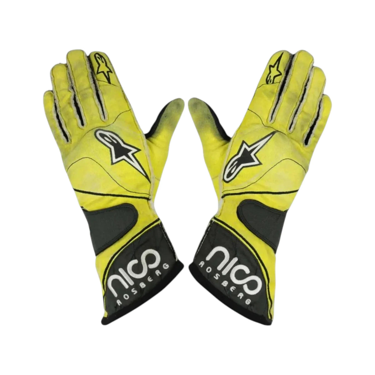 Nico Rosberg 2011 Mercedes-AMG Petronas F1 Racing Gloves - Barirah Racewear image 1