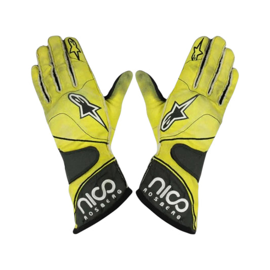 Nico Rosberg 2011 Mercedes-AMG Petronas F1 Racing Gloves - Barirah Racewear image 1