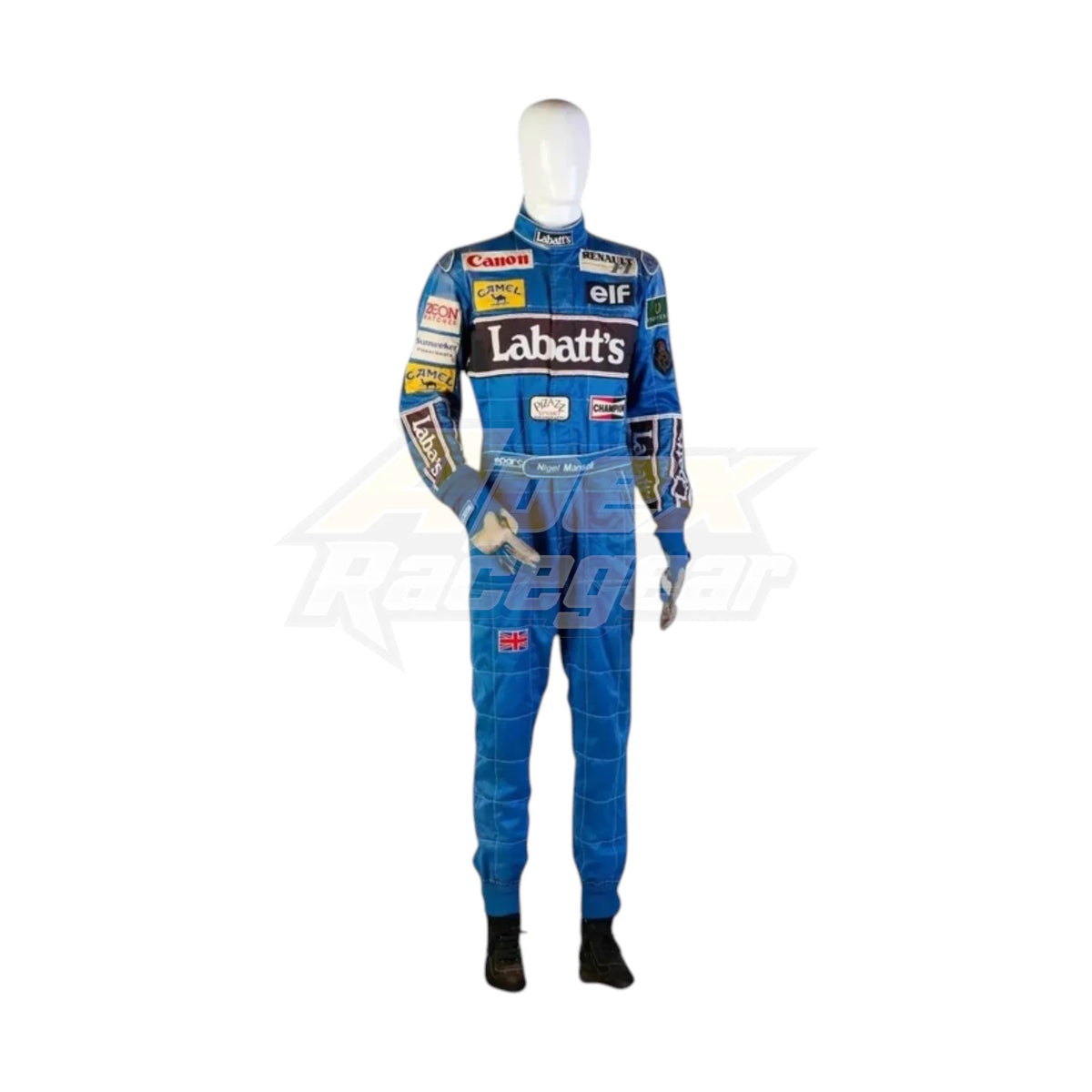 Nigel Mansell 1992 Williams F1 Racing Suit - Barirah Racewear image 1