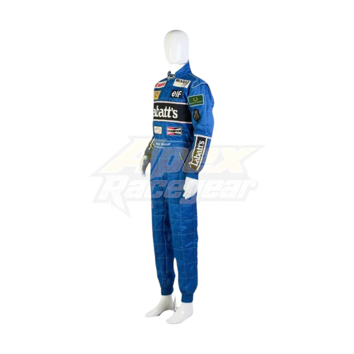 Nigel Mansell 1992 Williams F1 Racing Suit - Barirah Racewear image 2