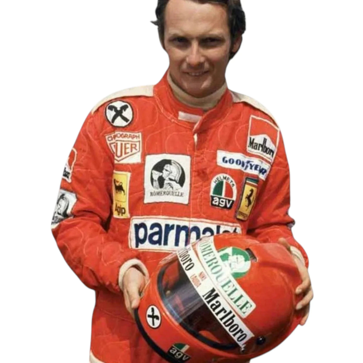 Niki Lauda 1976 Ferrari F1 Racing Suit - Barirah Racewear image 5