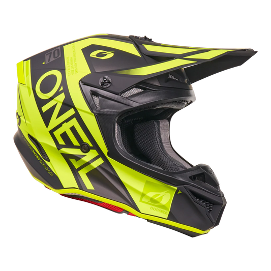 O'Neal 5SRS Factor Motocross Helmet - Neon Yellow/Black | Off-Road MX Helmet