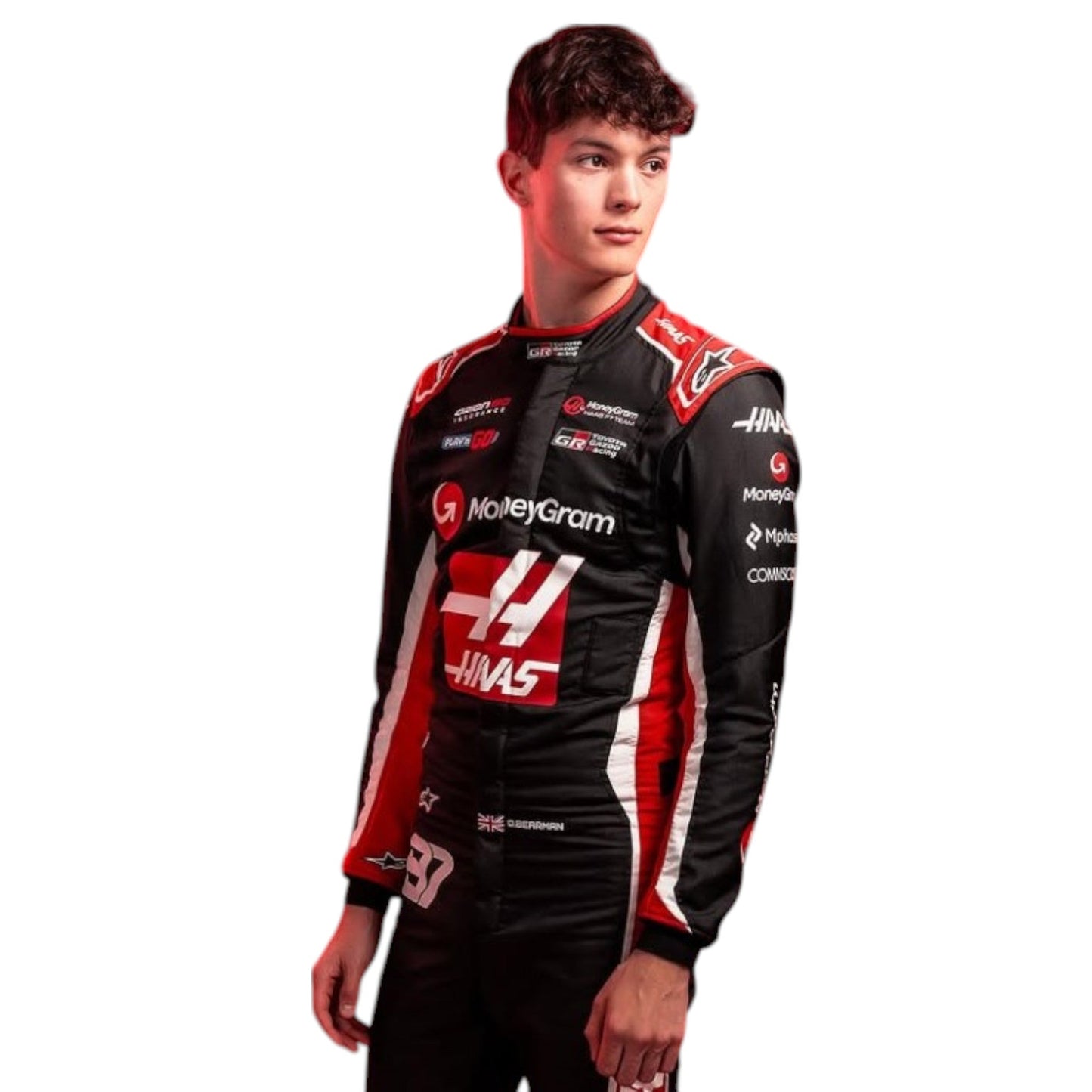 Oliver Bearman 2025 Haas F1 Race Suit - Barirah Racewear image 2
