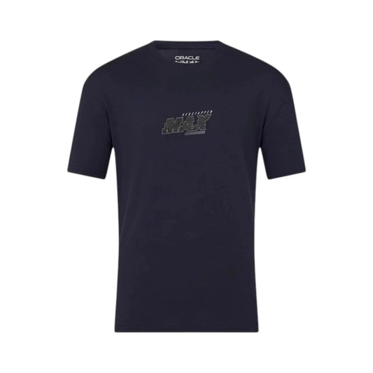 Oracle Red Bull Racing Blue Castore Max Verstappen Logo T-Shirt - Barirah Racewear image 1