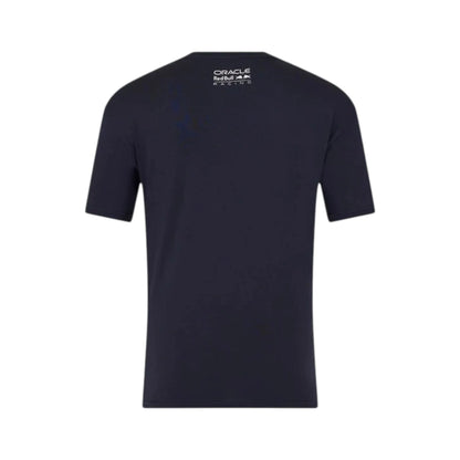 Oracle Red Bull Racing Blue Castore Max Verstappen Logo T-Shirt - Barirah Racewear image 2