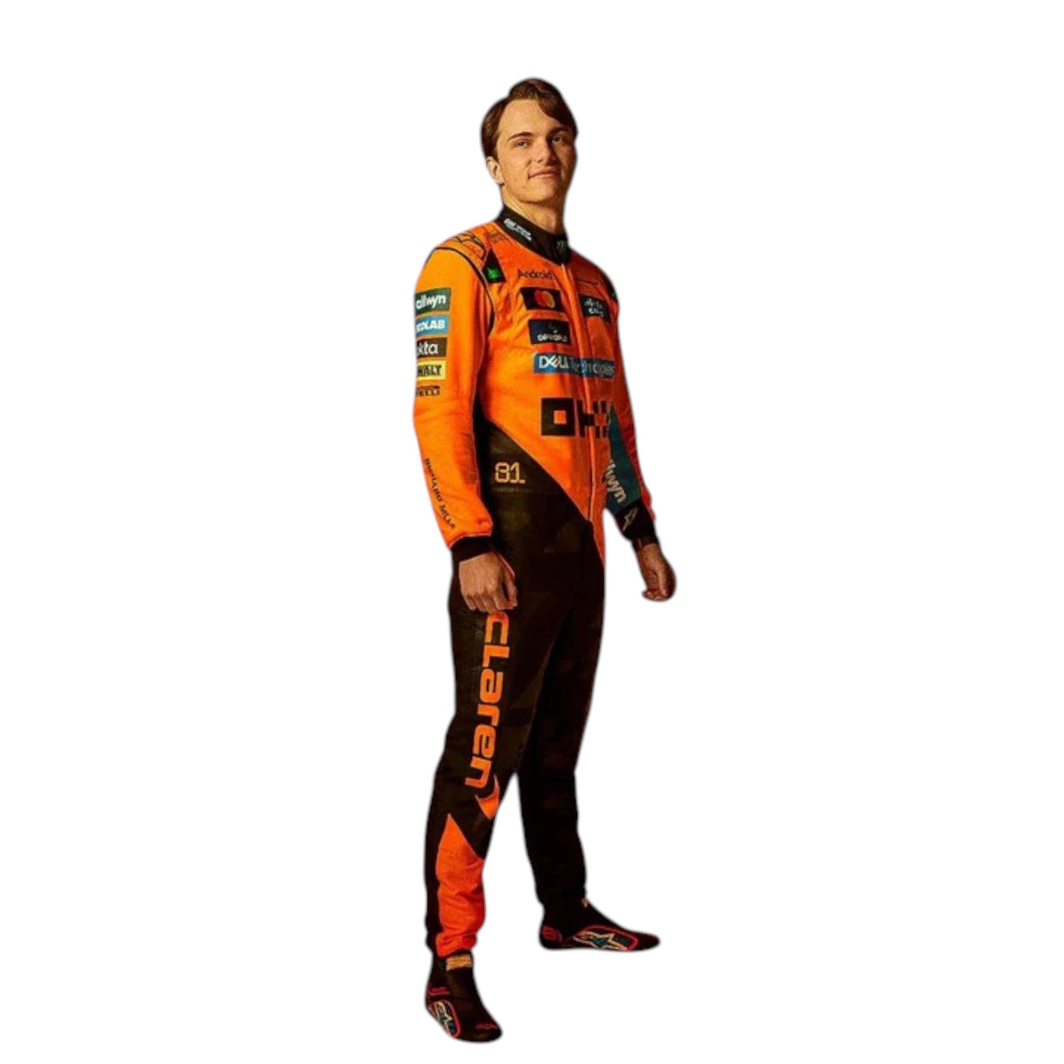 Oscar Piastri 2025 Mclaren F1 Race Suit - Barirah Racewear image 1