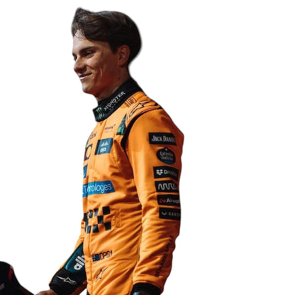 Oscar Piastri 2025 Mclaren F1 Race Suit - Barirah Racewear image 3