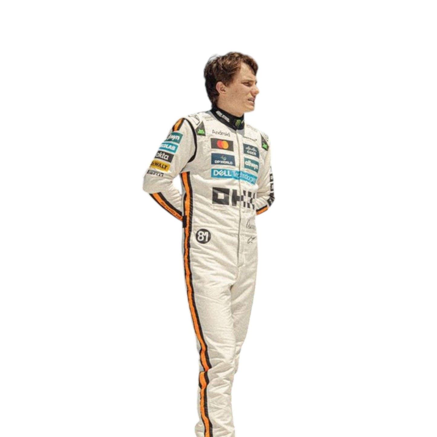 Oscar Piastri 2025 Mclaren Monaco GP F1 Race Suit - Barirah Racewear image 1