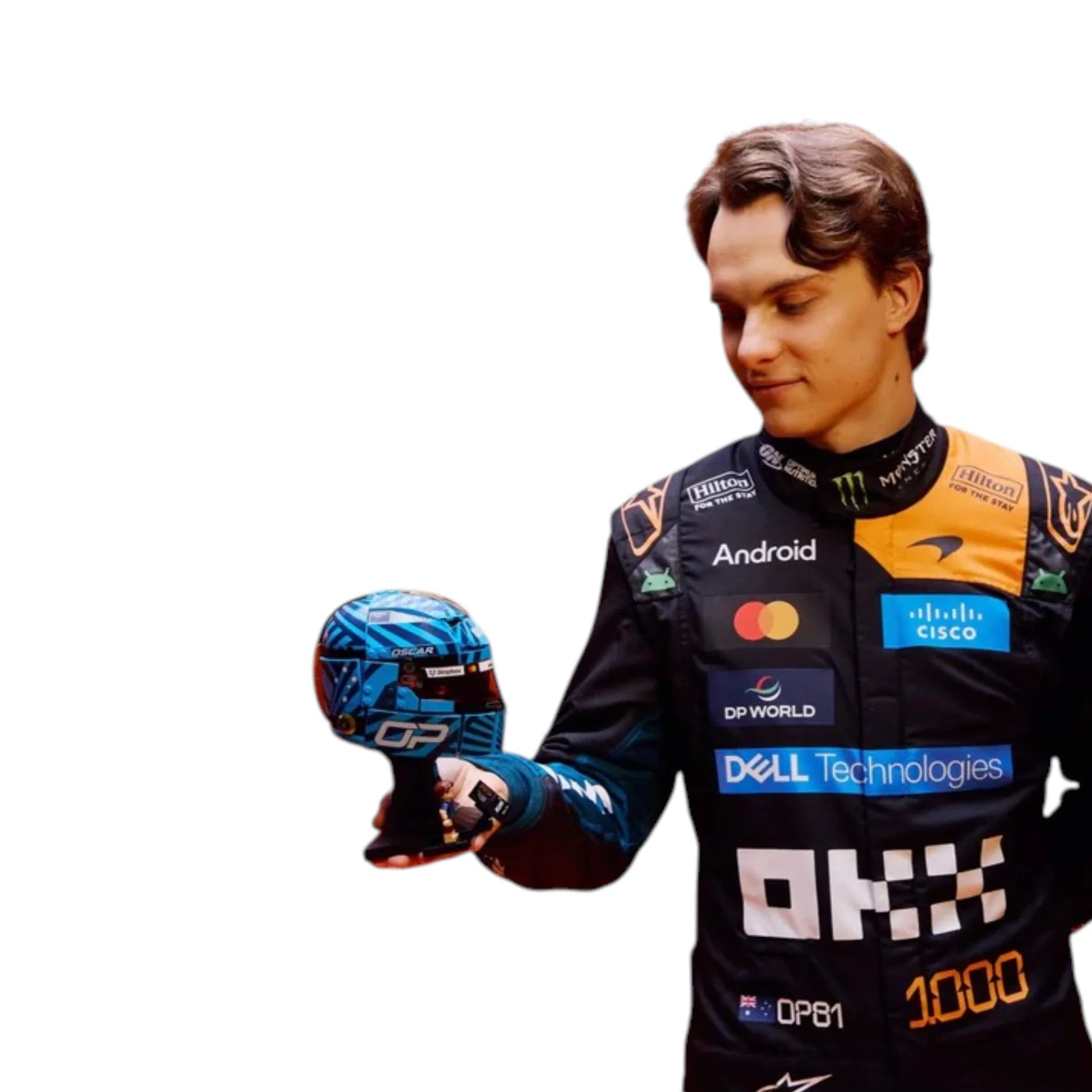Oscar Piastri 2026 McLaren 1000th Monaco GP F1 Race Suit - Barirah Racewear image 3
