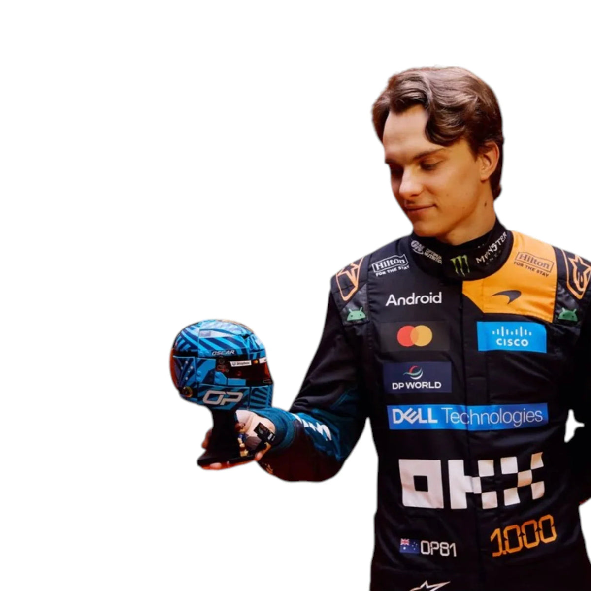 Oscar Piastri 2026 McLaren 1000th Monaco GP F1 Race Suit - Barirah Racewear image 3