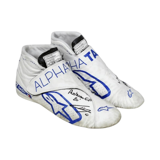 Pierre Gasly 2020 AlphaTauri Austrian GP F1 Racing Shoes - Barirah Racewear image 1