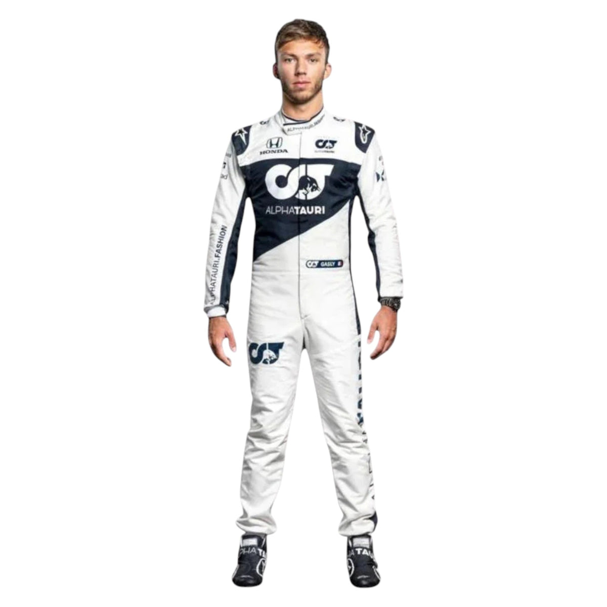 Pierre Gasly 2021 AlphaTauri F1 Race Suit - Barirah Racewear image 1