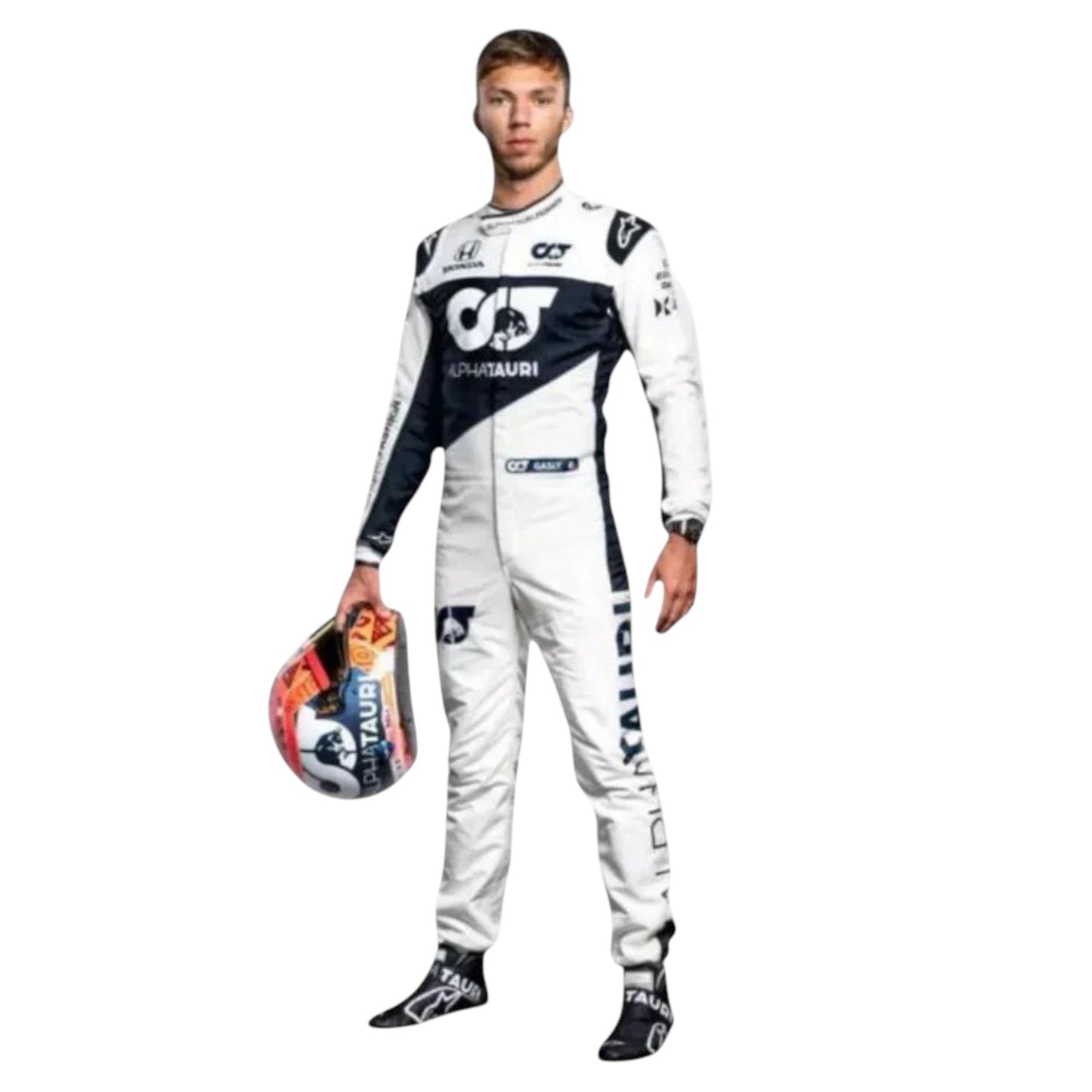 Pierre Gasly 2021 AlphaTauri F1 Race Suit - Barirah Racewear image 2