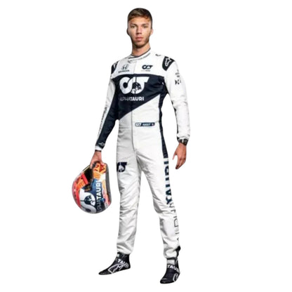 Pierre Gasly 2021 AlphaTauri F1 Race Suit - Barirah Racewear image 2