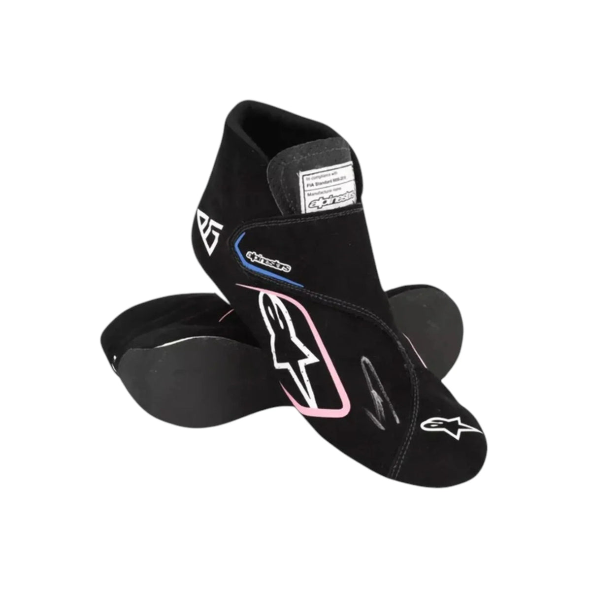 Pierre Gasly 2023 Alpine Monaco GP F1 Racing Shoes - Barirah Racewear image 1