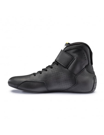 Sabelt Racing Shoes | Professional FIA-Style Motorsport Driving Boots | Premium Leather Performance Race Footwear | Black, White & Red