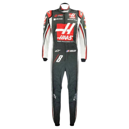 Romain Grosjean 2017 Haas F1 Race Suit - Barirah Racewear image 1