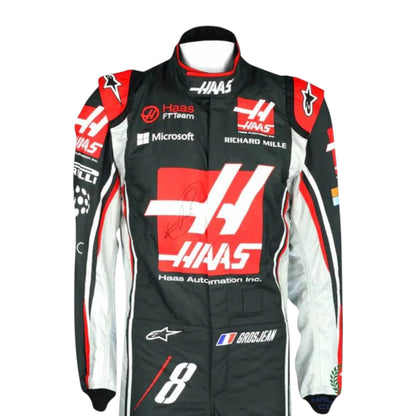 Romain Grosjean 2017 Haas F1 Race Suit - Barirah Racewear image 2
