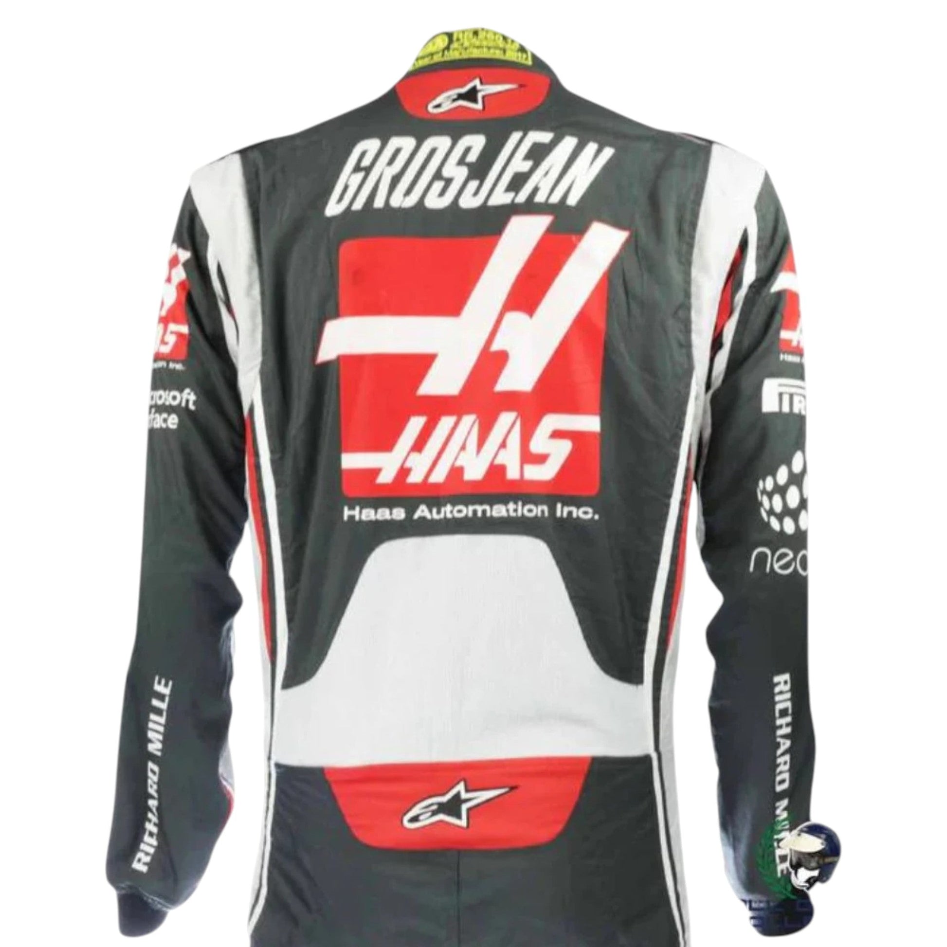 Romain Grosjean 2017 Haas F1 Race Suit - Barirah Racewear image 3