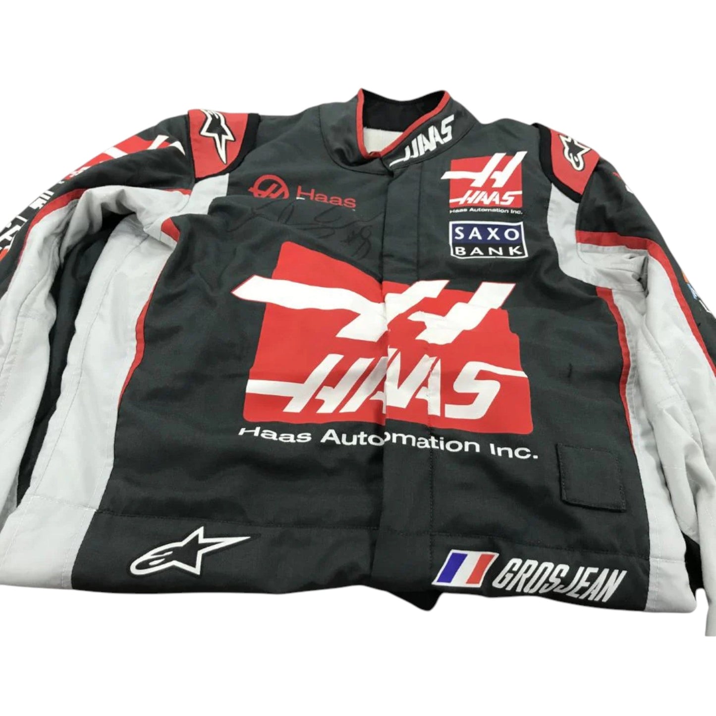 Romain Grosjean 2018 Haas F1 Race Suit - Barirah Racewear image 2