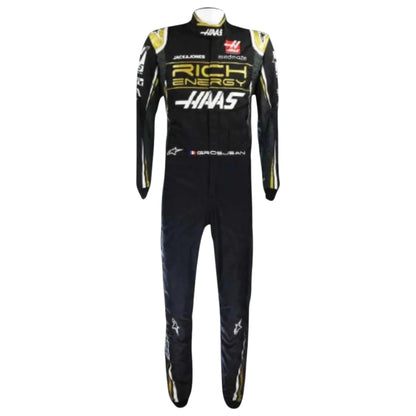 Romain Grosjean 2019 Haas F1 Race Suit - Barirah Racewear image 1