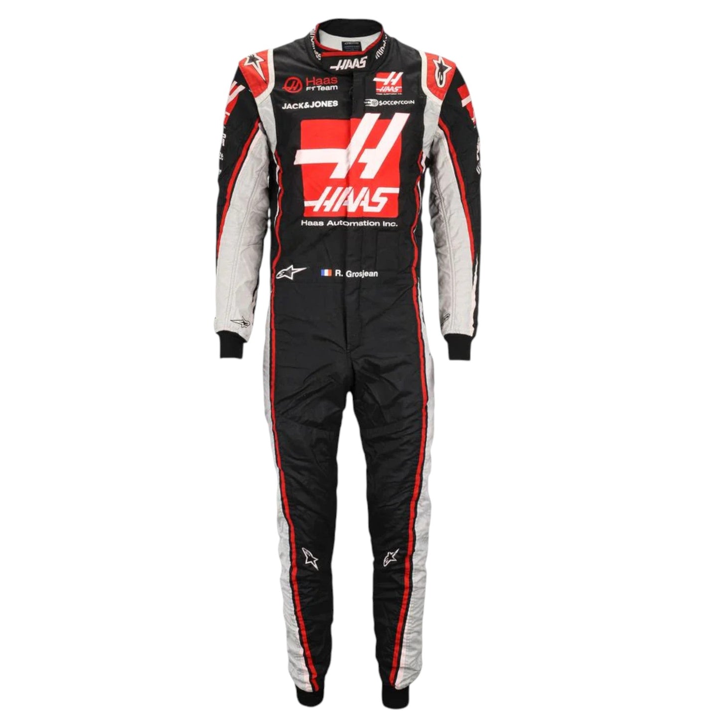 Romain Grosjean 2020 Haas F1 Race Suit - Barirah Racewear image 1