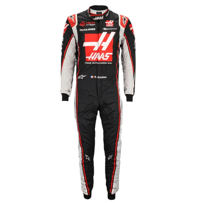 Romain Grosjean 2020 Haas F1 Race Suit - Barirah Racewear image 1