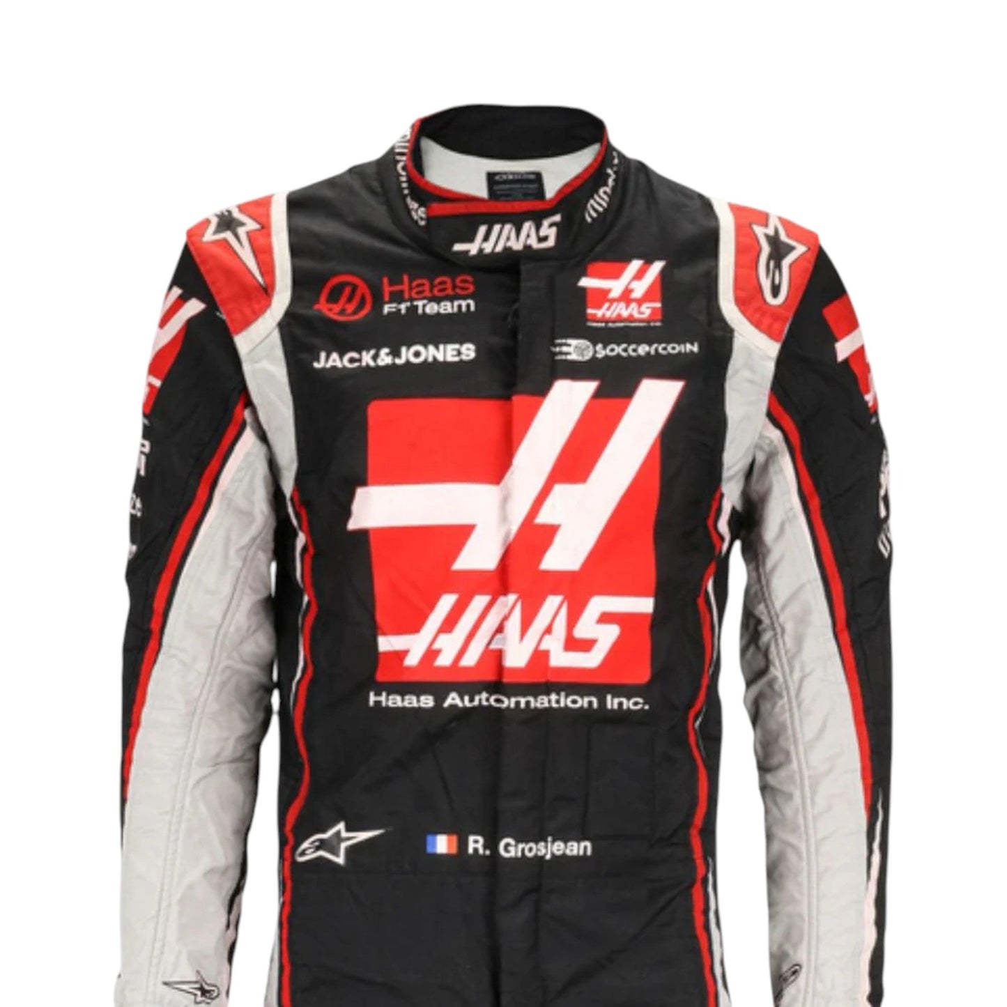 Romain Grosjean 2020 Haas F1 Race Suit - Barirah Racewear image 3