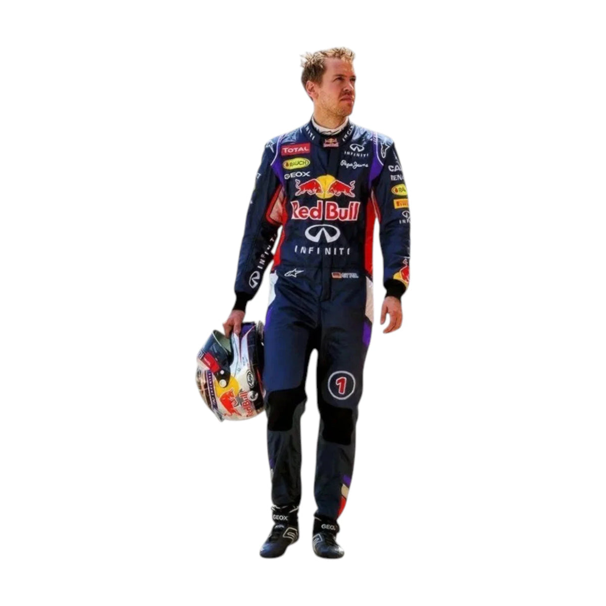 Sebastian Vettel 2014 Red Bull F1 Racing Suit - Barirah Racewear image 1