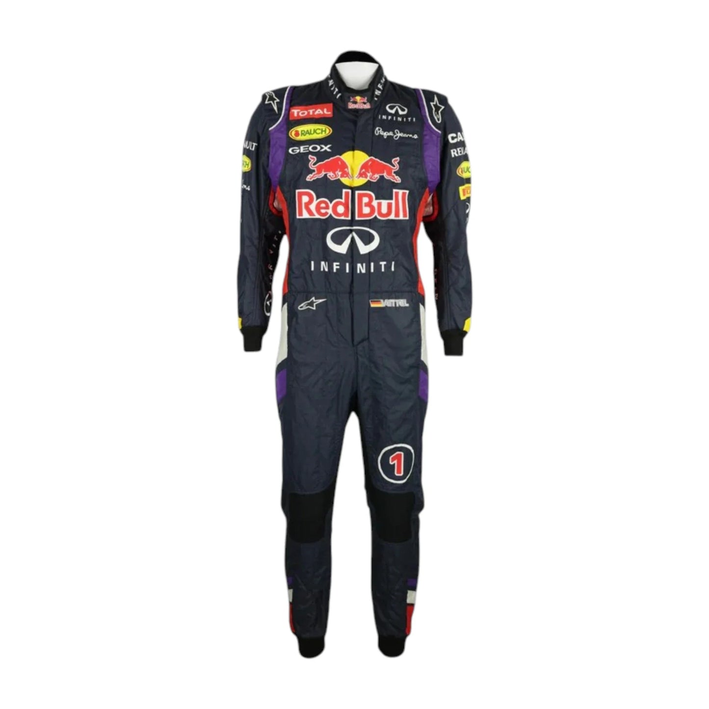 Sebastian Vettel 2014 Red Bull F1 Racing Suit - Barirah Racewear image 2