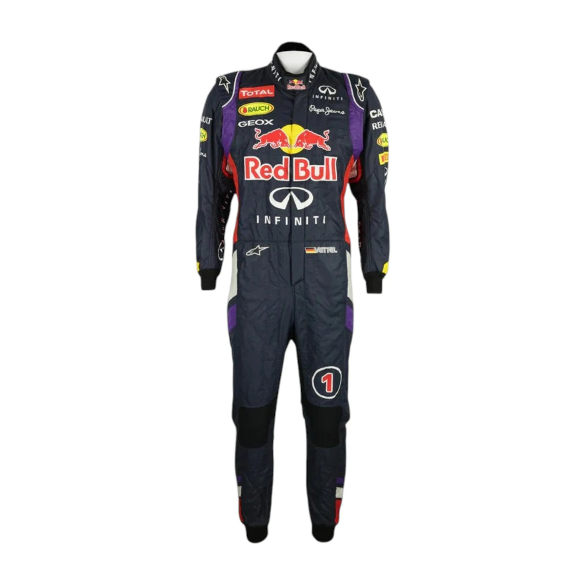 Sebastian Vettel 2014 Red Bull F1 Racing Suit - Barirah Racewear image 2