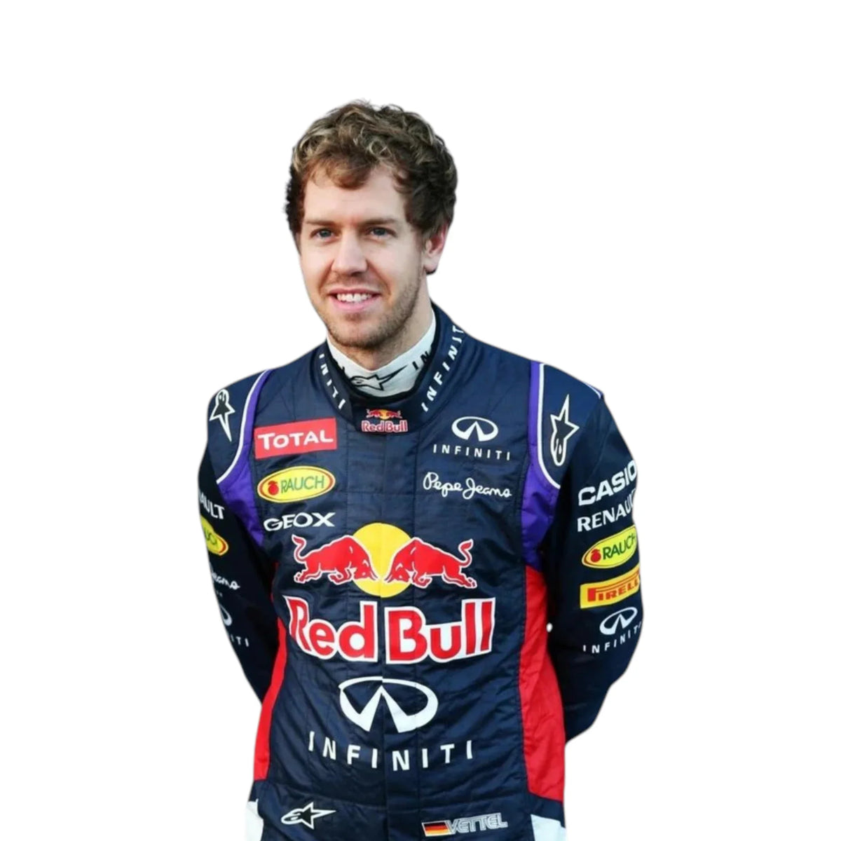 Sebastian Vettel 2014 Red Bull F1 Racing Suit - Barirah Racewear image 4