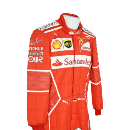 Sebastian Vettel 2017 Ferrari F1 Racing Suit - Barirah Racewear image 6