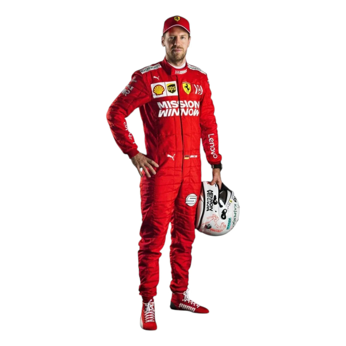 Sebastian Vettel 2019 Ferrari F1 Racing Suit - Barirah Racewear image 1